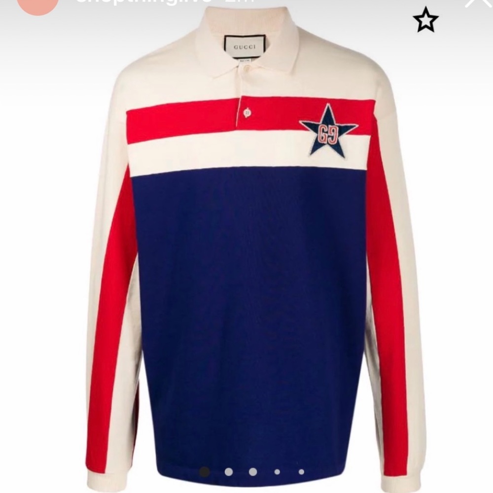 GG embroidered polo shirt